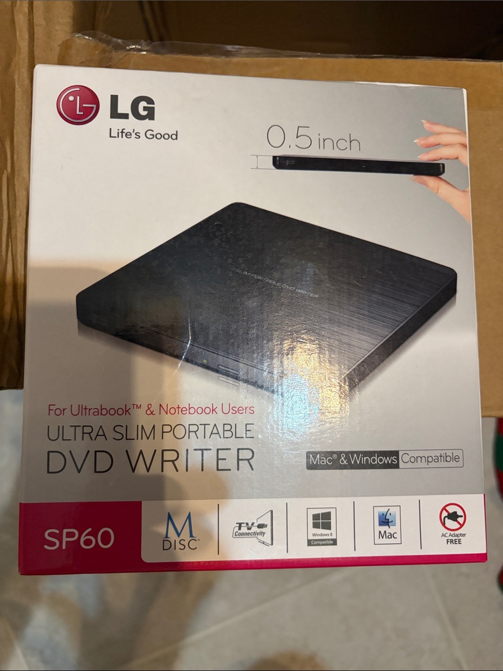 LG Portable DVD Writer - Black